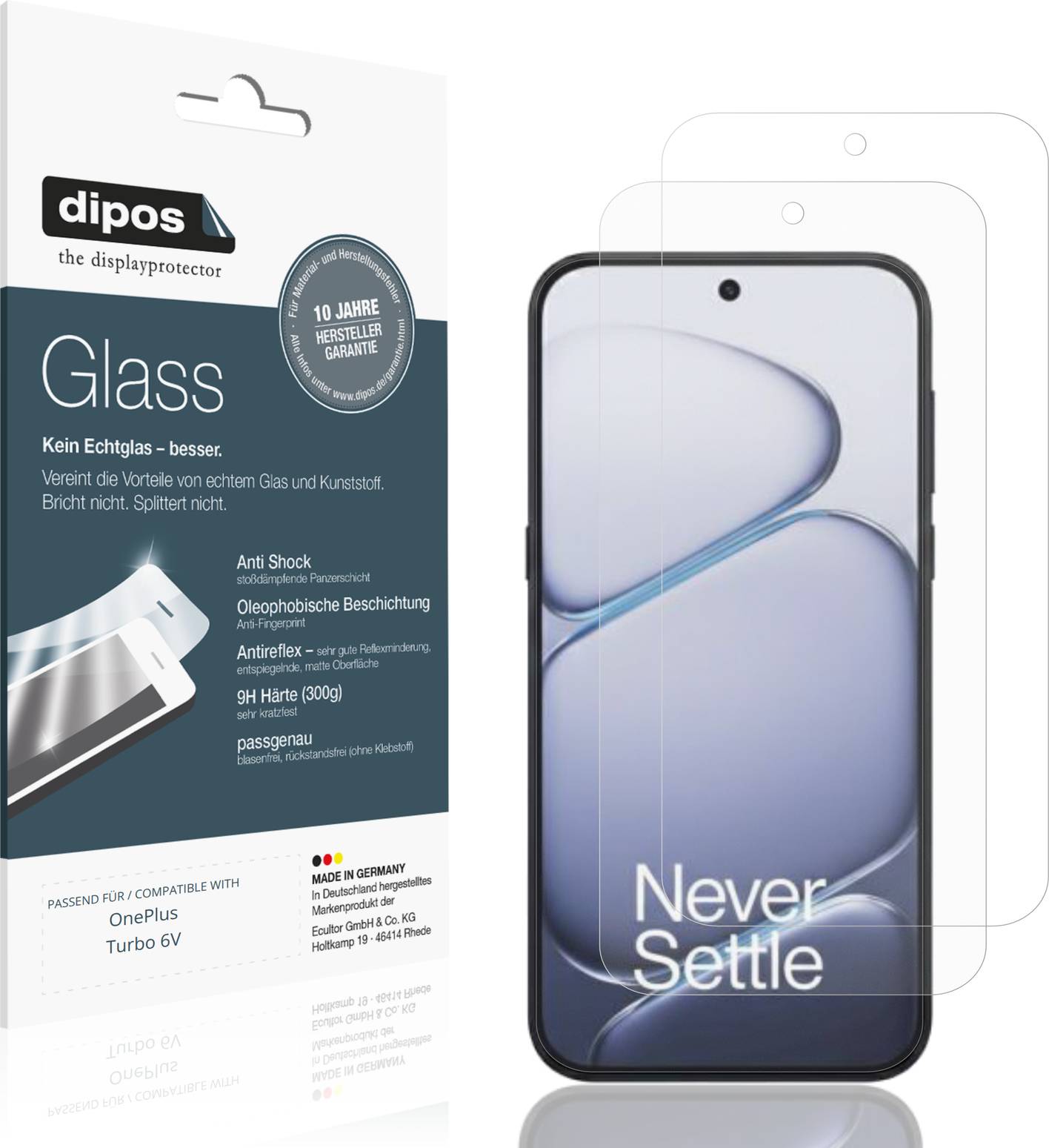Dipos Screen Protector For Oneplus Turbo 6V Matte
