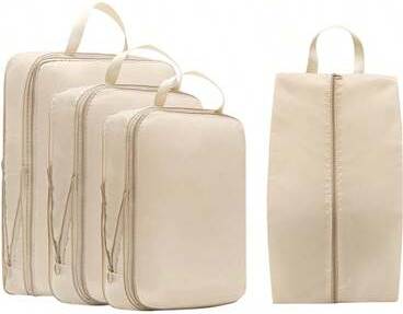 Packing cubes Shein 4pcs Travel Compression Packing Cubes