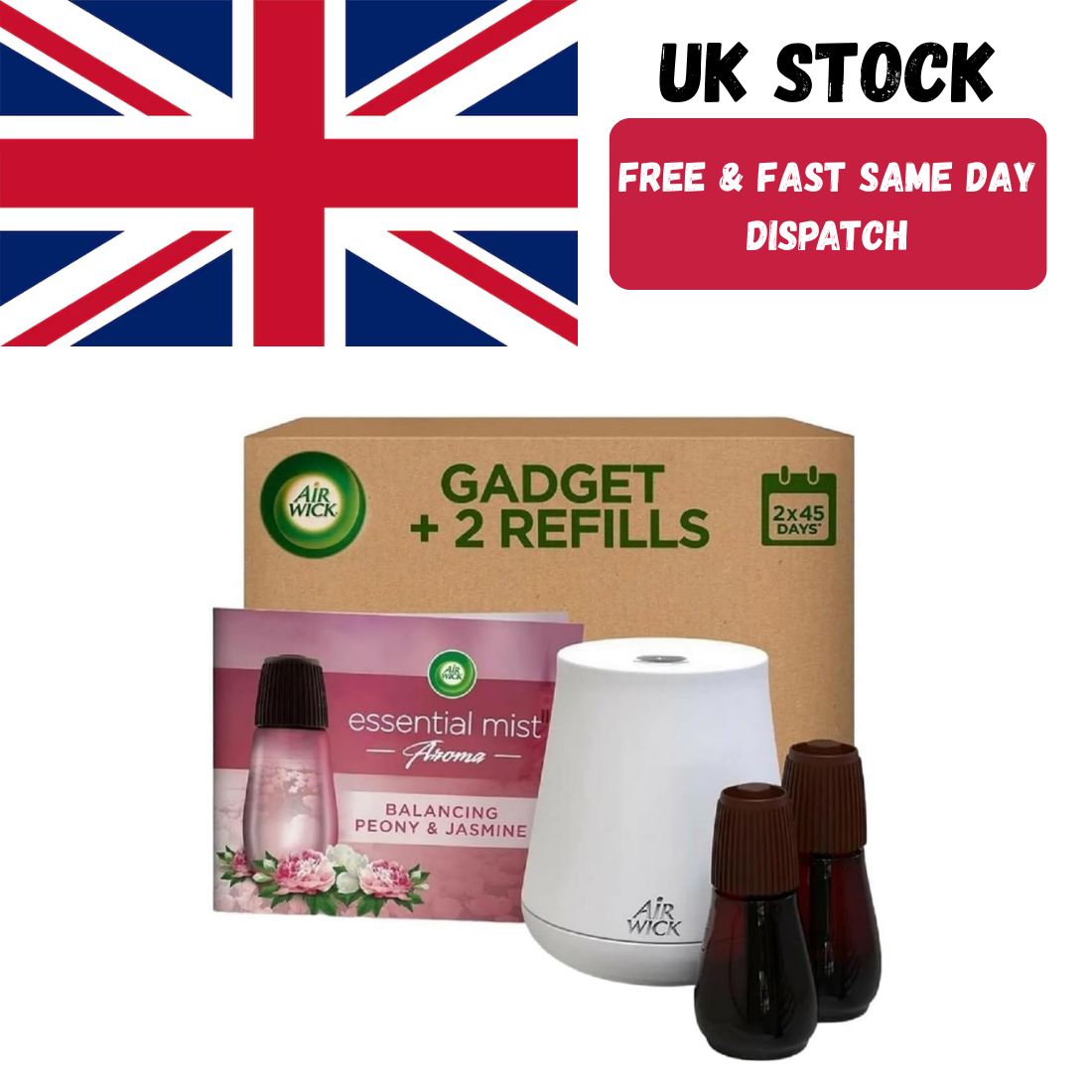 Air wick essential mist refill Air Wick Essential Mist Bundle Kit 2 Refill