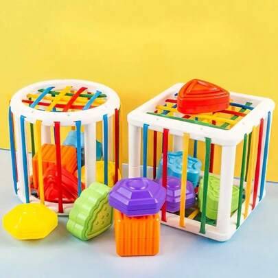 Shein Random Color ABS Baby Shape Sorting Toys