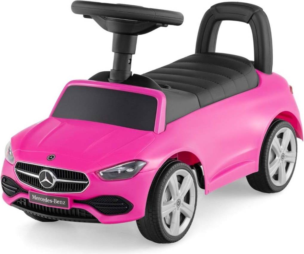Northix Barnbil Med Ratt Och Förvaring Rosa
