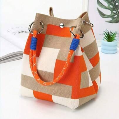 Shein Multifunctional Shoulder Bag With Safety Lock Large Capacity