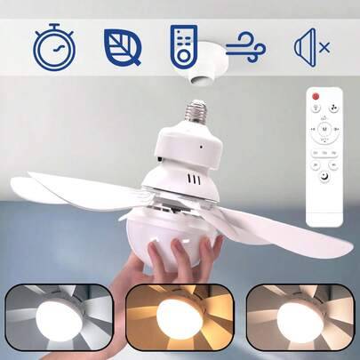 Shein 30W Dimmable LED Ceiling Fan Light