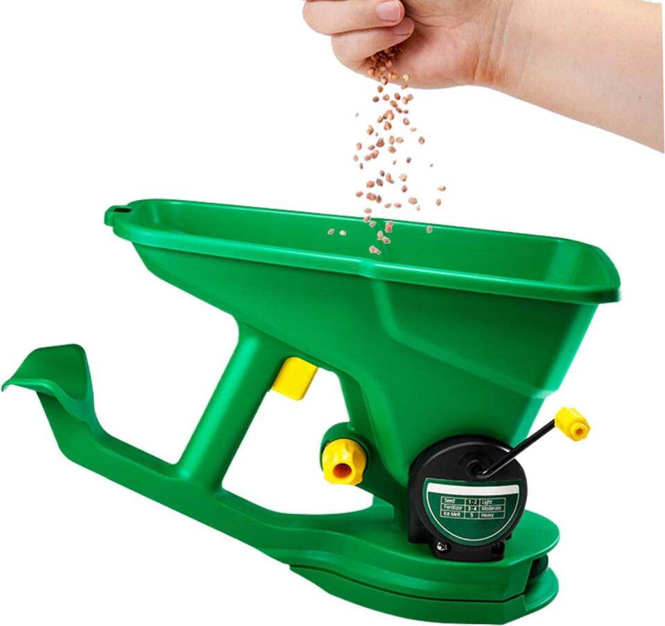 Handheld Seed Spreader Precision Dispersion