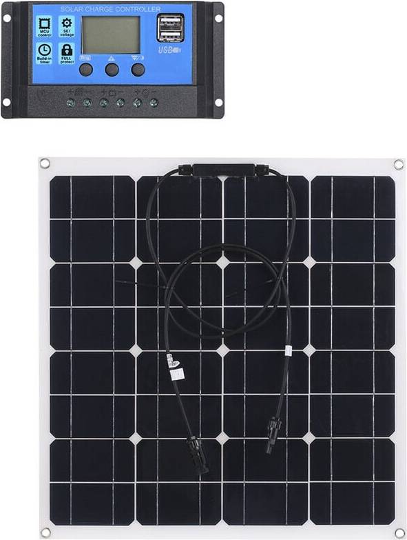 50W Monocrystalline Solar Panel Kit