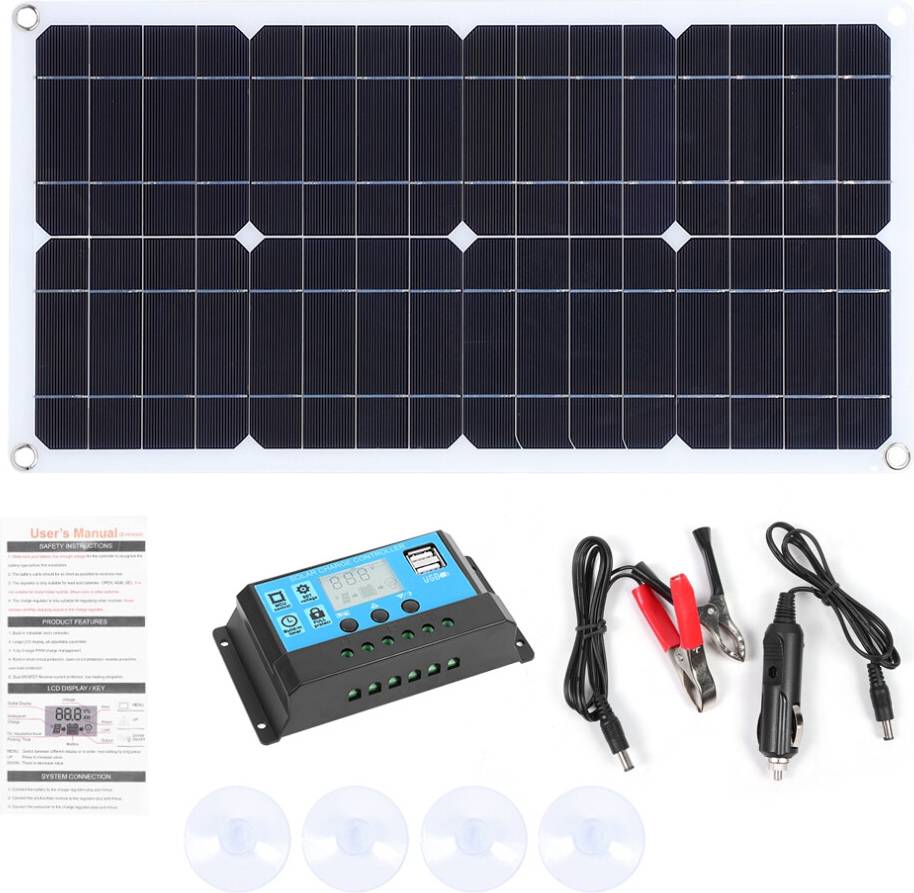 Solar Panel Charging Kit USB Interface