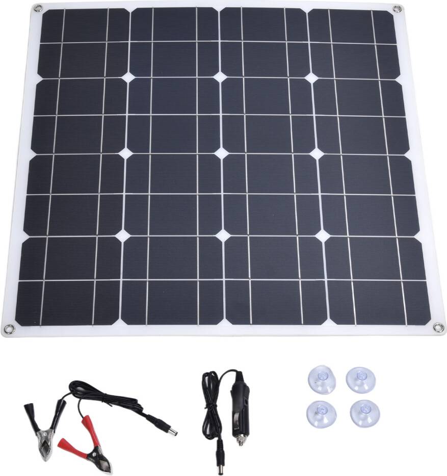 Battery Maintainer Solar Panel Kit Monocrystalline PV Module 10A