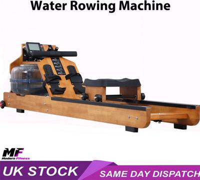 Home rowing machine B&Q Wooden Water Rowing Machine With Lcd Monitor