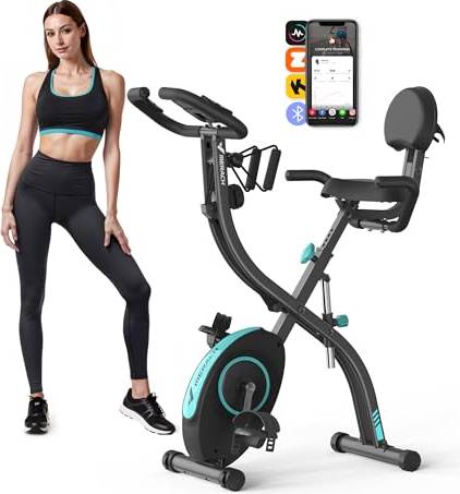 16" bike Merach Foldable Exercise Bike 16-Level Magnetic