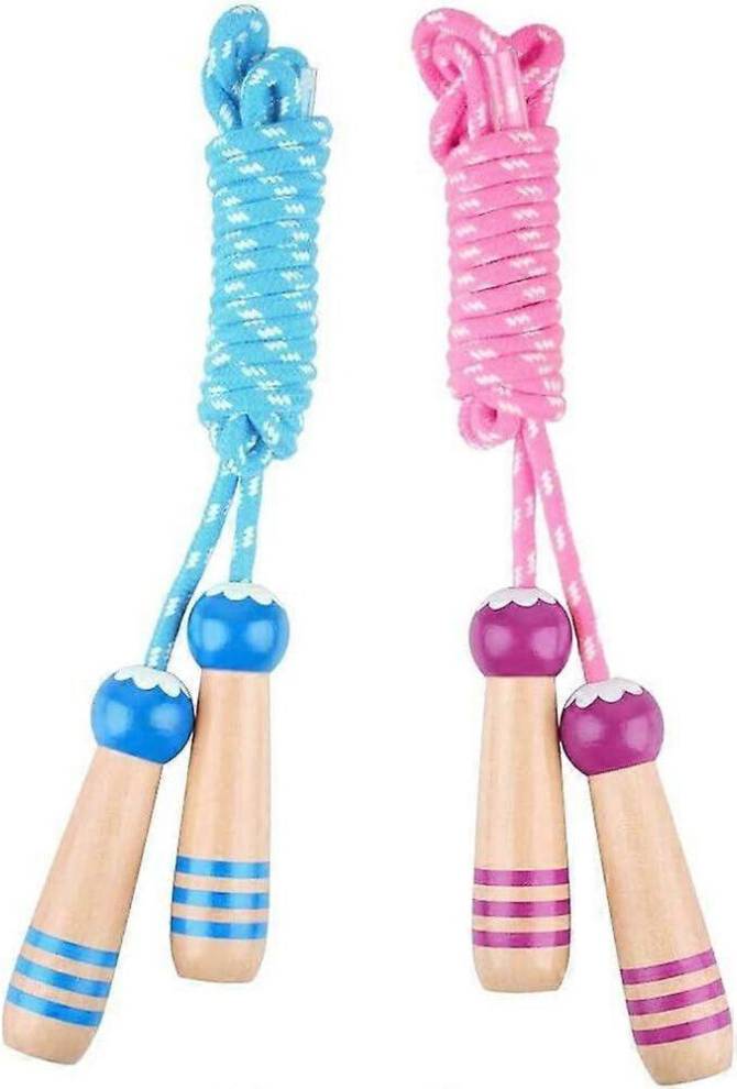 Adjustable Cotton Jump Rope 2 Pieces