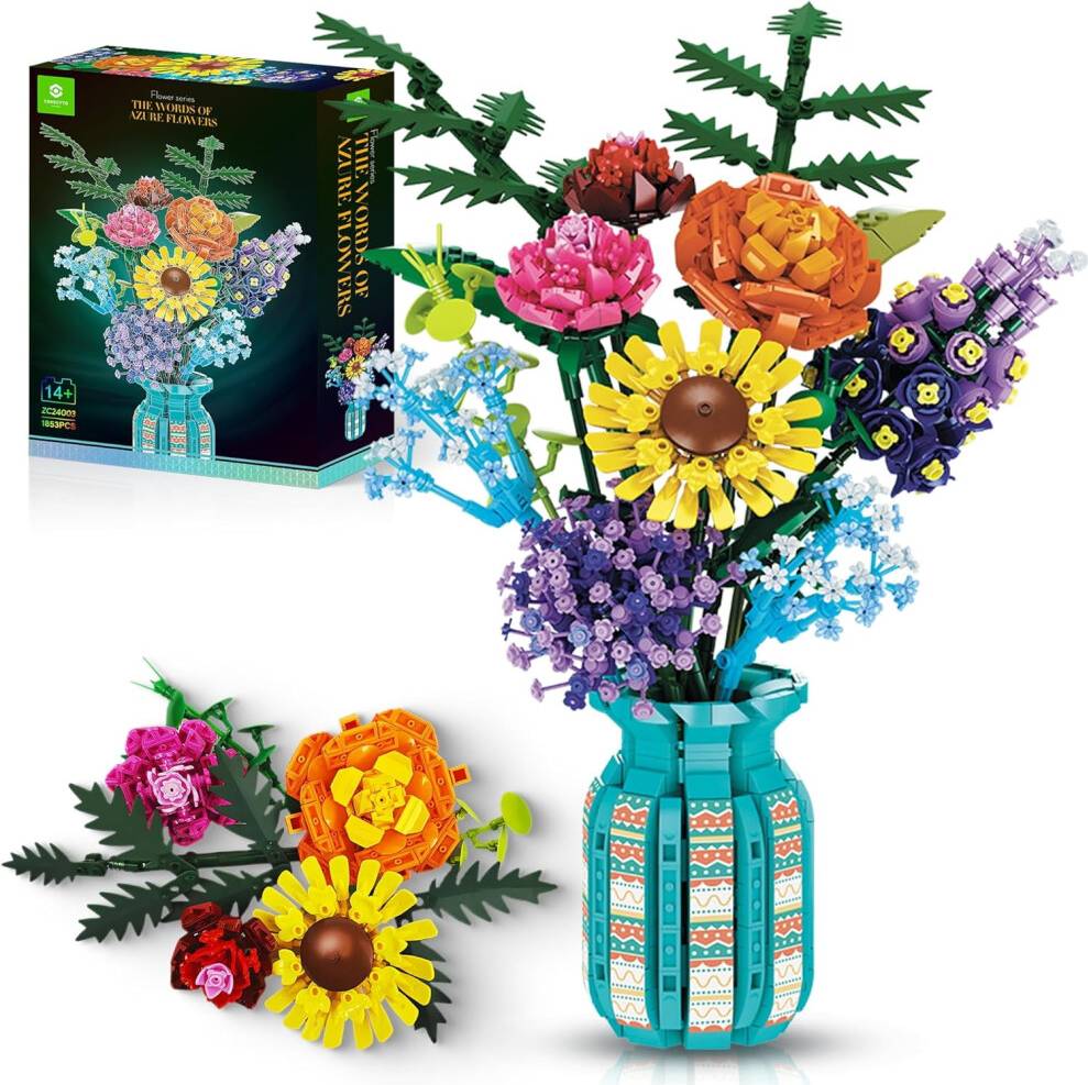 Lego bouquet Flower Bouquet Building Block Set