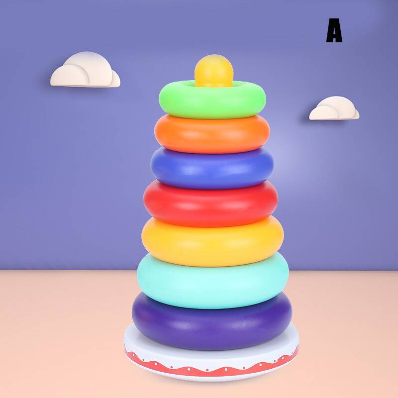 Rainbow Stacking Rings Toy