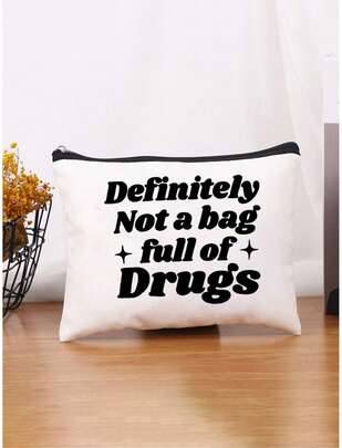 First aid bag Shein Multifunctional Lightweight Portable Canvas Makeup Bag First Aid Kit