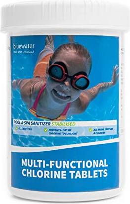 BlueWater 1kg Large 200g Multi-Functional Chlorine Tablets
