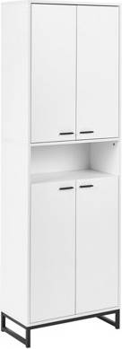 Beliani Storage Cabinet Matane White Shoe Rack