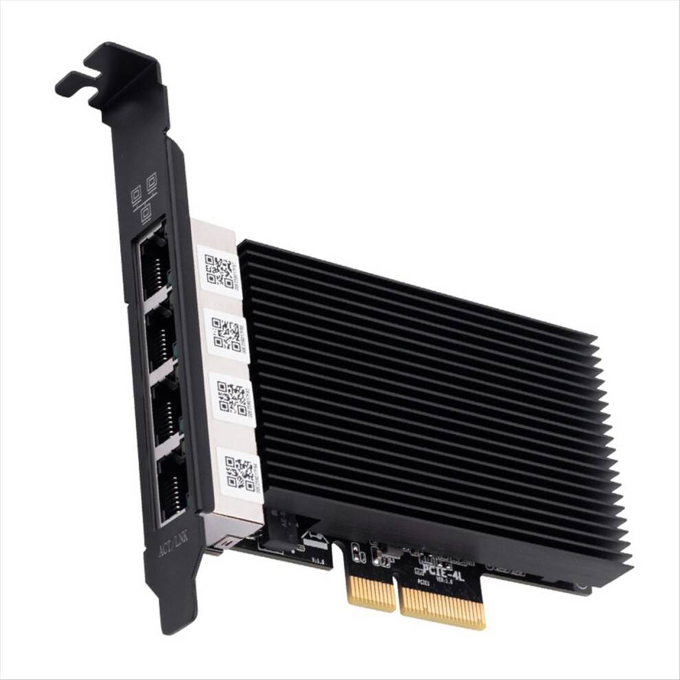 2.5Gbps PCIe Network Card RJ45 4 Ports LAN Adapter