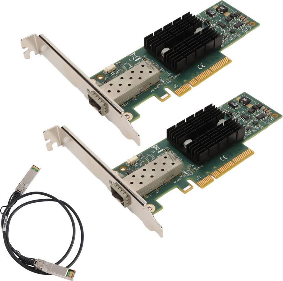 10Gbps PCIE X8 Network Card For SFP Modules