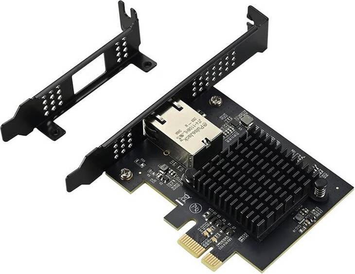 Saudism PCIe X1 to 10Gbps Single Port RJ45 Network Card