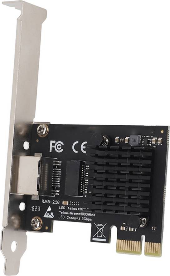 2.5G PCIe NIC RTL8125B RJ45 Adapter