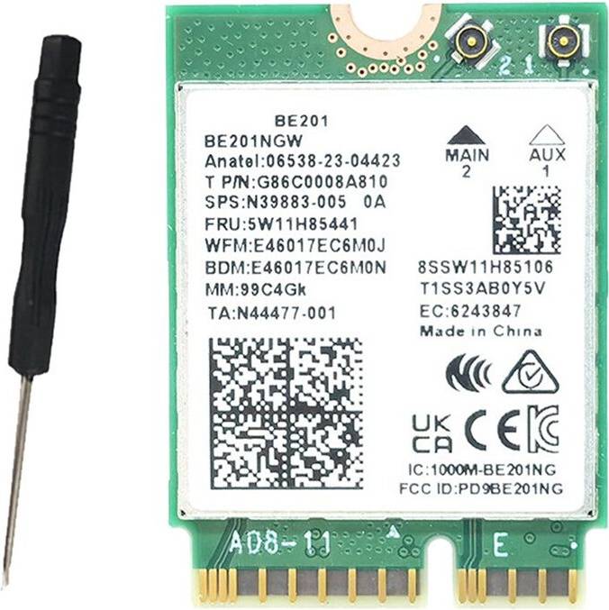 Typecat BE201 Wireless WiFi7 Card Module 8774Mbps