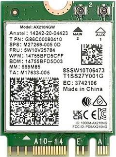 Sodial Wifi 6E AX210 Bluetooth 5..2 Card