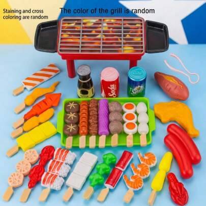 Shein Interactive Barbecue Kitchen Toy Set