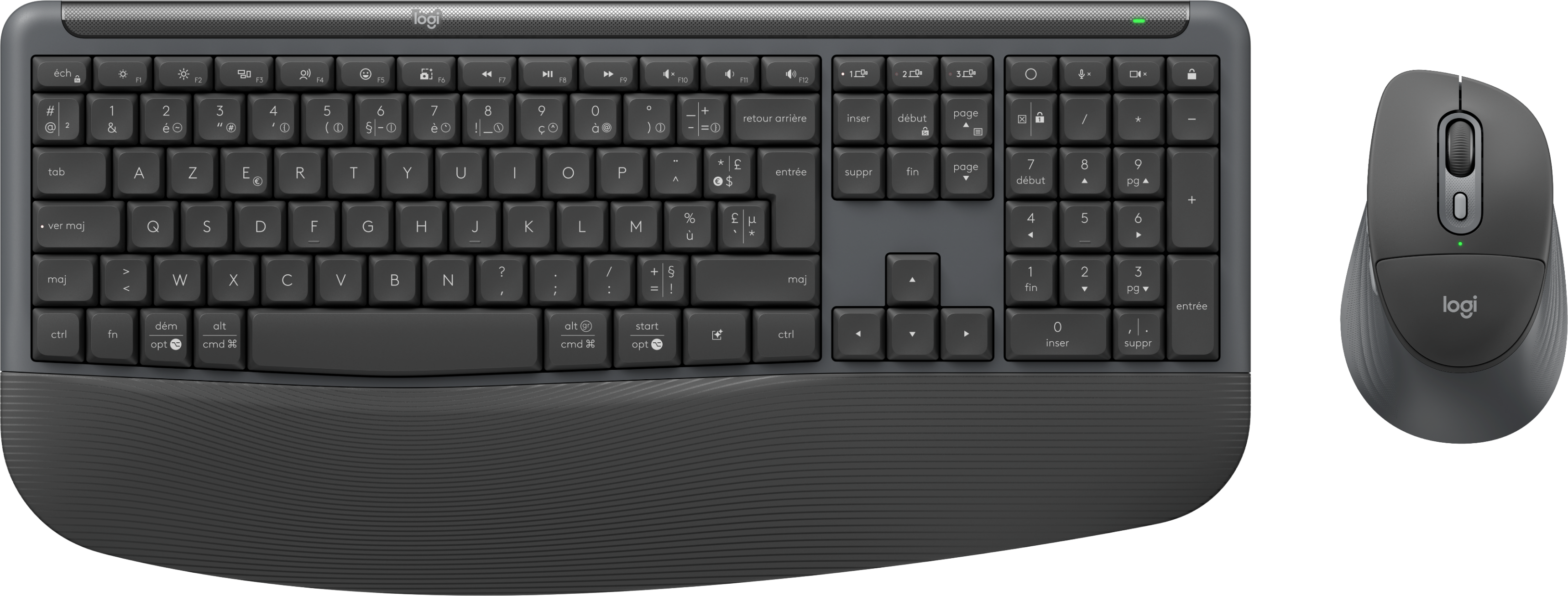 Logitech Signature Comfort Plus Combo MK880 Graphite