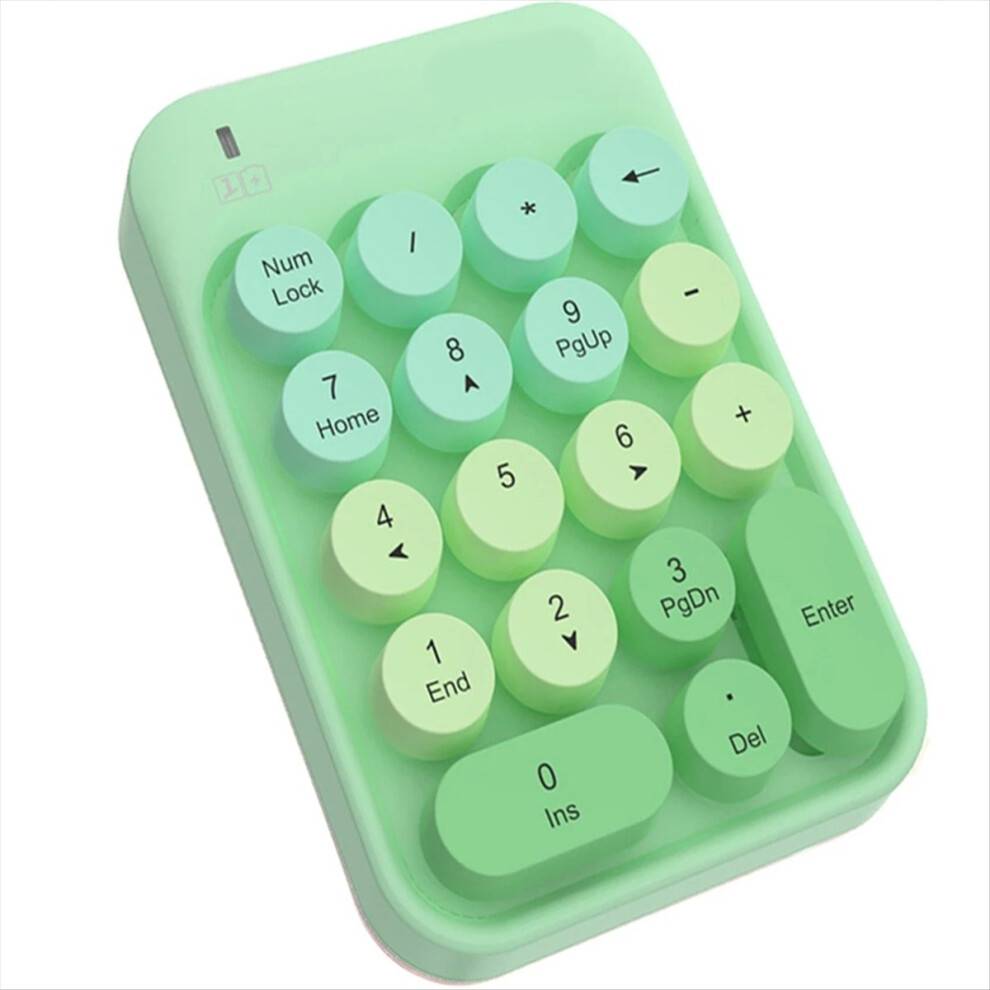 Portable USB Wireless Number Keyboard 18 Keys