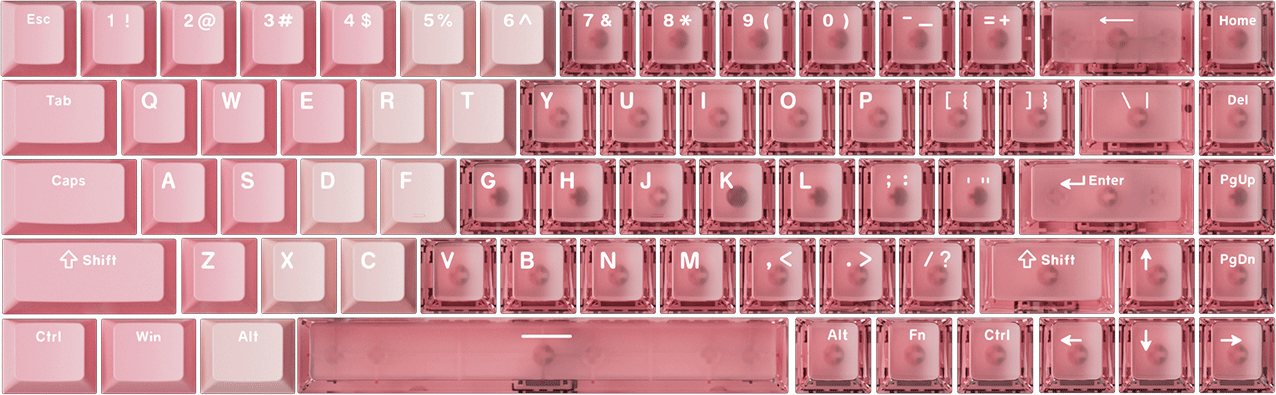 Akko 65% Keycap Set 68-Key
