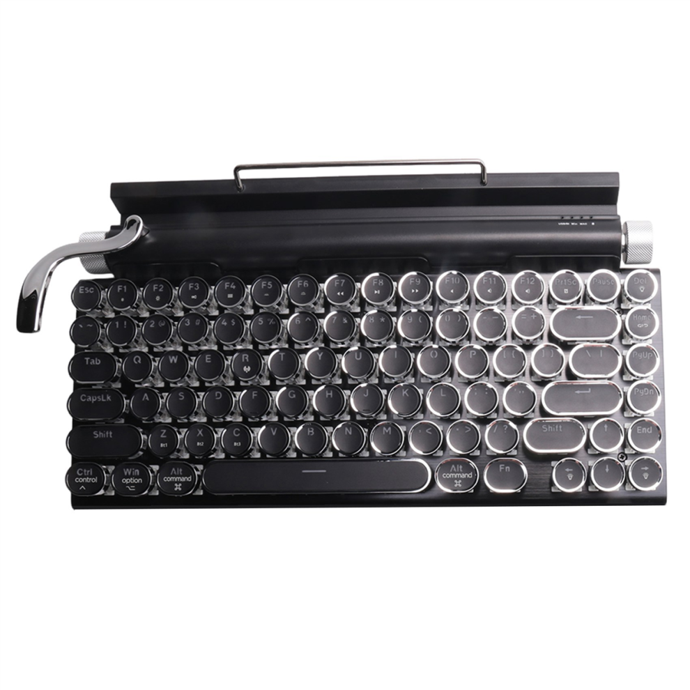 Tauoh Retro Typewriter Wireless Bluetooth USB Keycaps