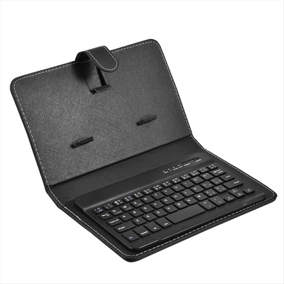 Bluetooth Mini Wireless Keyboard PU Leather Case