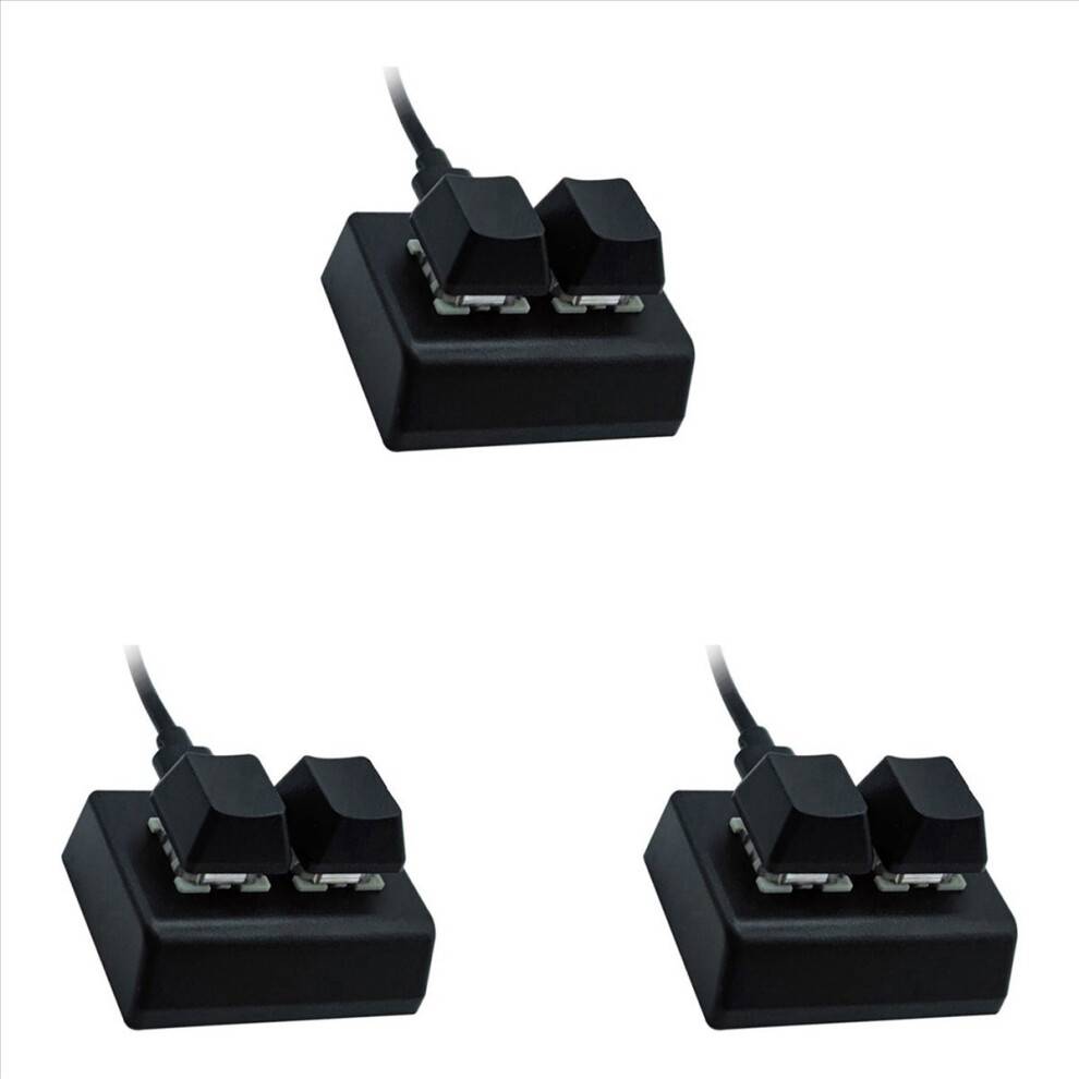 2 Keys Macro Programming RGB Mini Keyboard