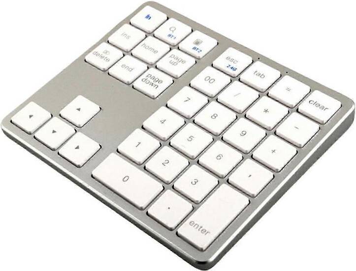 Portable Numeric Keypad 35 Keys Bluetooth