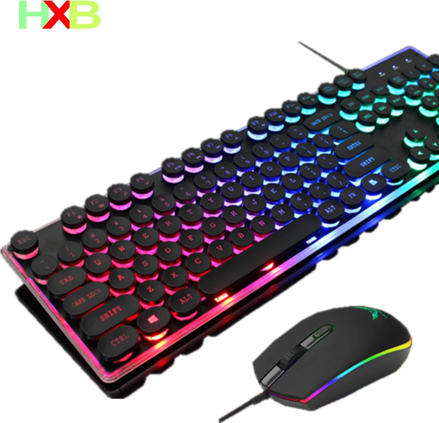 Keyboard and mouse Waterproof Luminous Keyboard Mouse