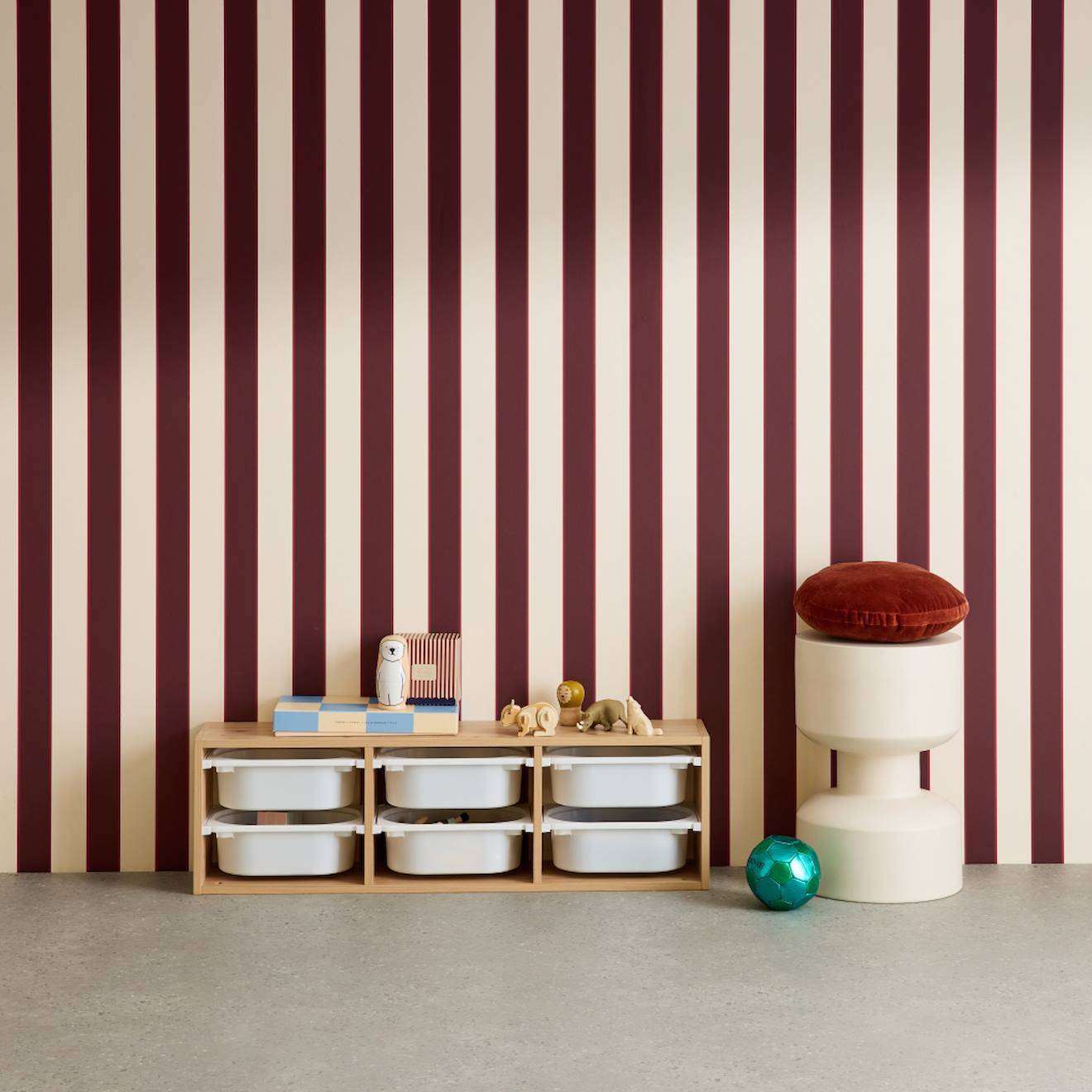 Sweeek Storage Unit For Children 6 Plastic Boxes