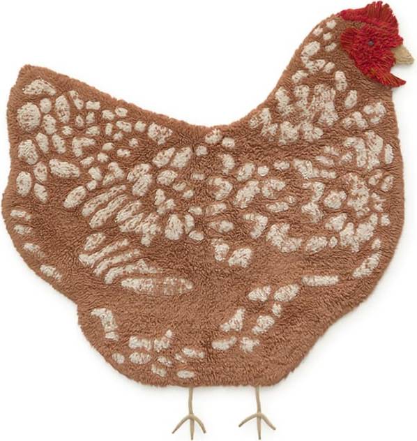 Cotton Hen Rug 110x100