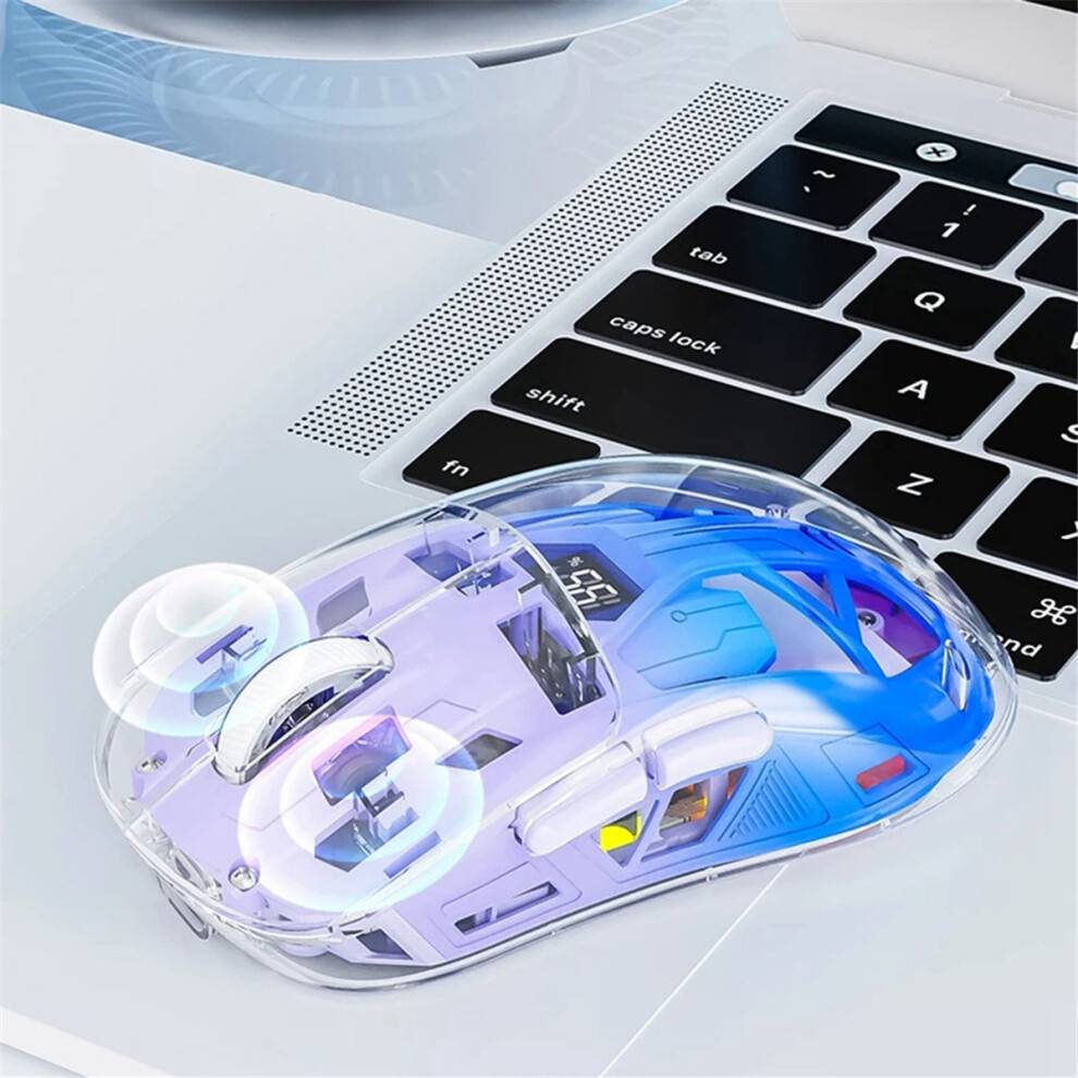 Melitt Transparent Wireless Mouse Digital Screen