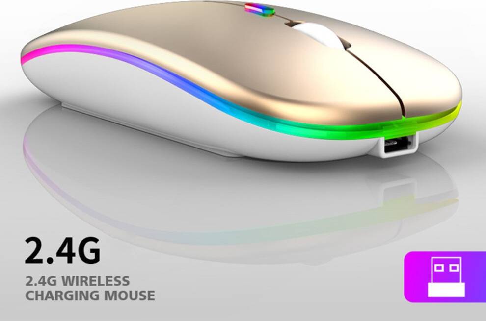 Wireless Mouse Rechargeable RGB