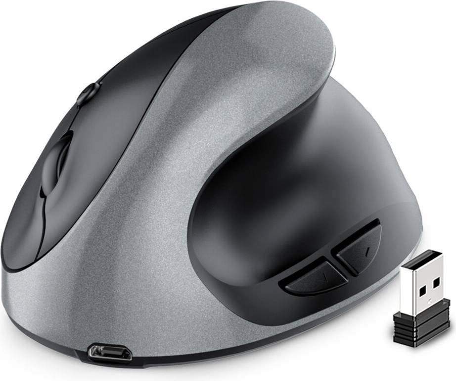 Kopinma Mouse Verticale Ergonomico Ricaricabile Wireless USB