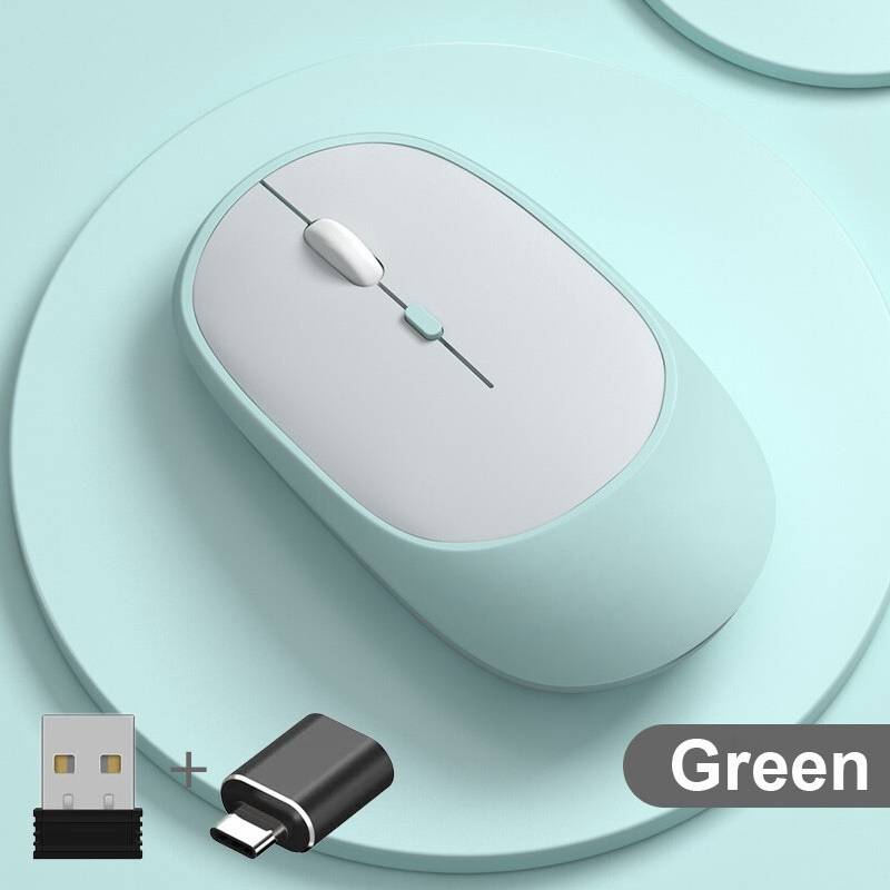 Mouse Wireless Ricaricabile Doppia Modalità
