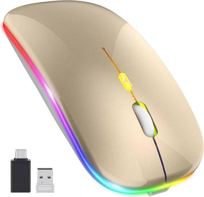 Wireless LED Rechargeable PC Mouse