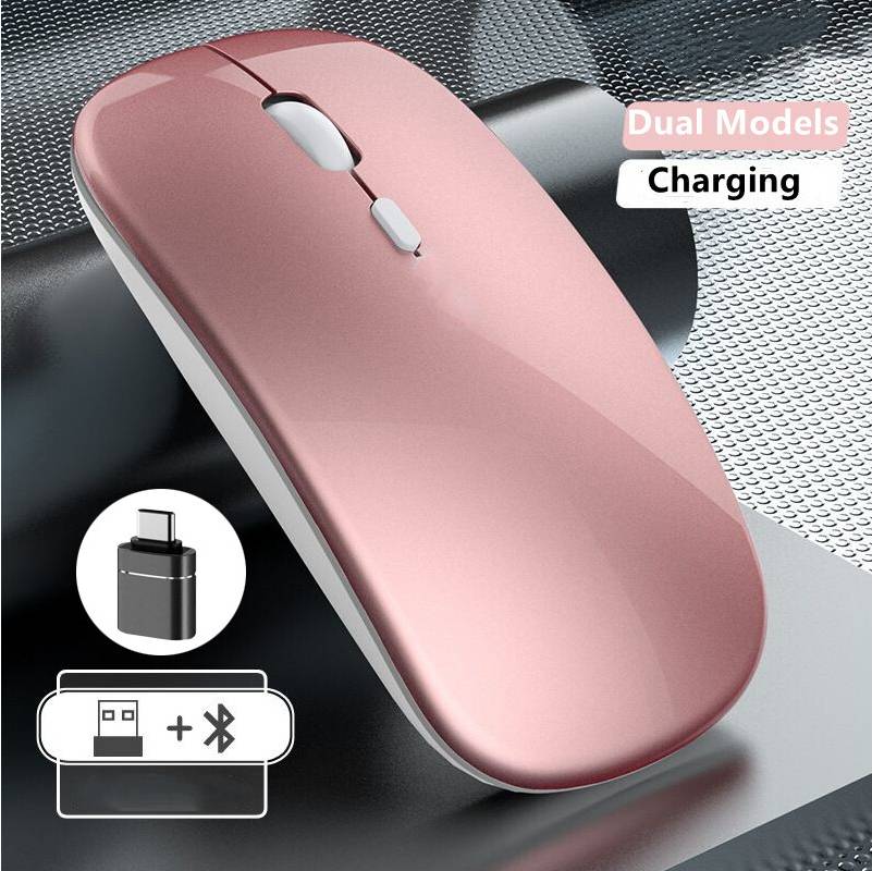 Maxpower Mouse Wireless Ricaricabile Dual Mode USB