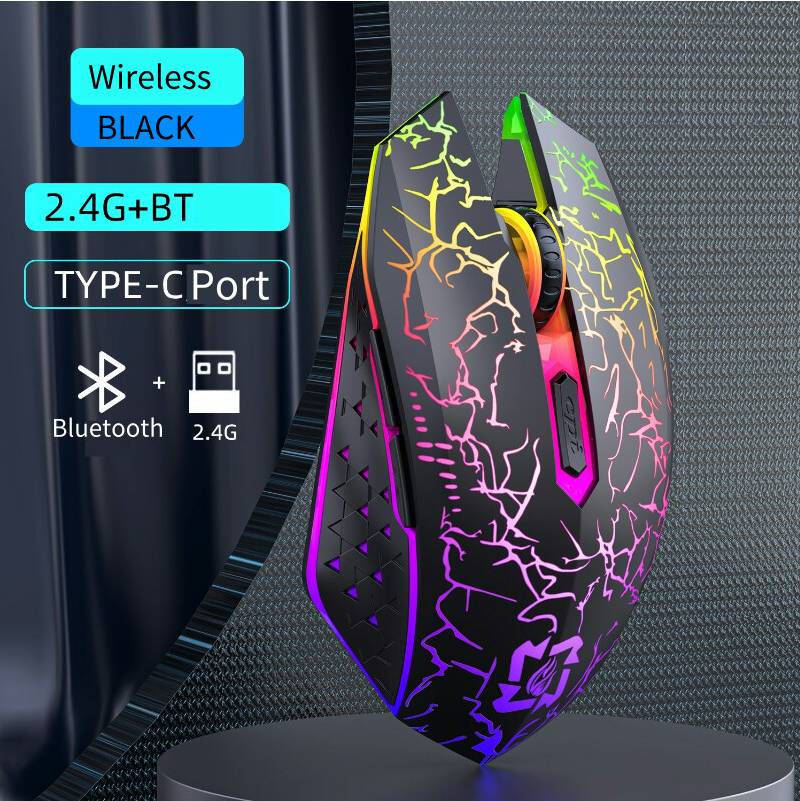 Maxpower Wireless Bluetooth Dual-Mode Ricaricabile Mouse