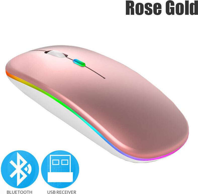 Maxpower Mouse Wireless Bluetooth 5.0 RGB Ricaricabile