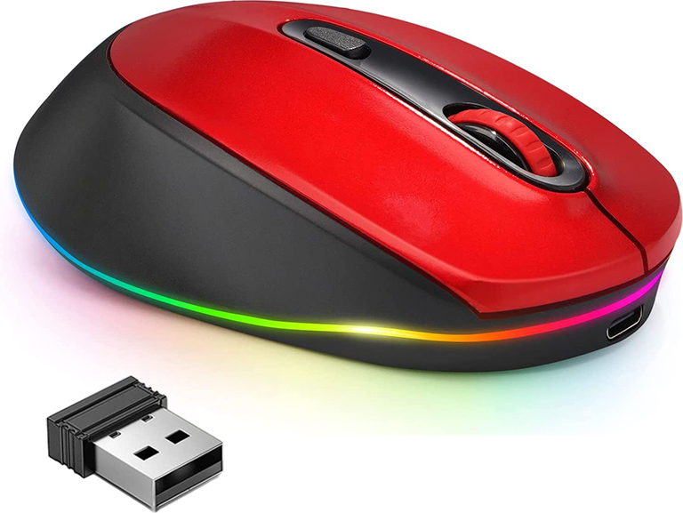 Maxpower Mouse Wireless Ricaricabile Bow Viola
