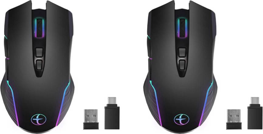 Exogio Mouse Da Gioco Wireless Jiggler Ricaricabile