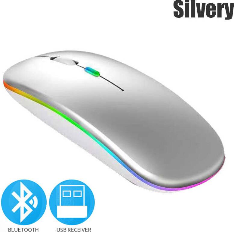 Maxpower Mouse Wireless Bluetooth 5.0 RGB Ricaricabile
