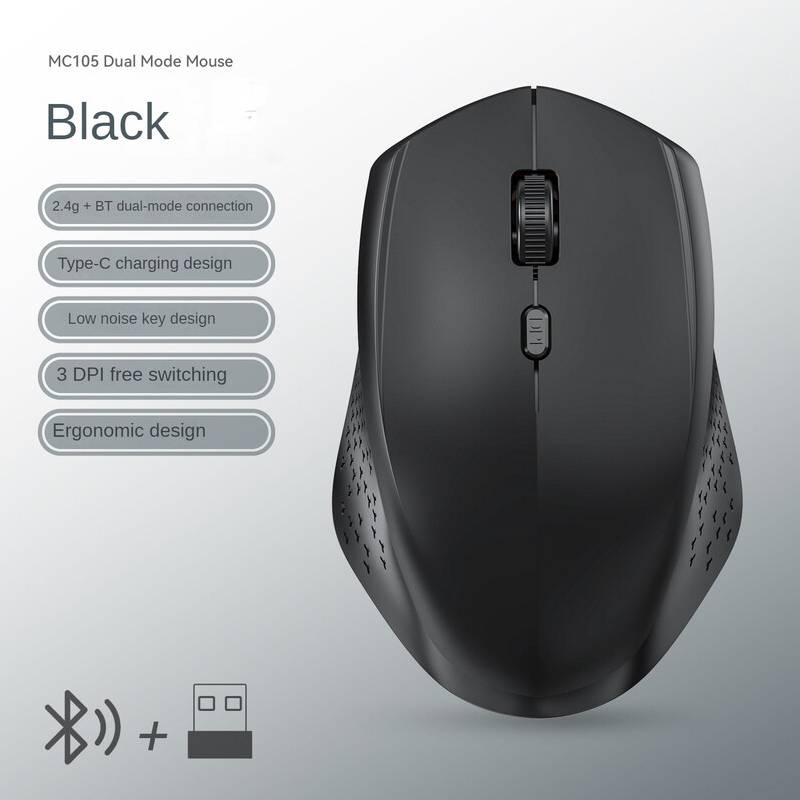 Maxpower Mouse Wireless Bluetooth Ricaricabile 1600 DPI