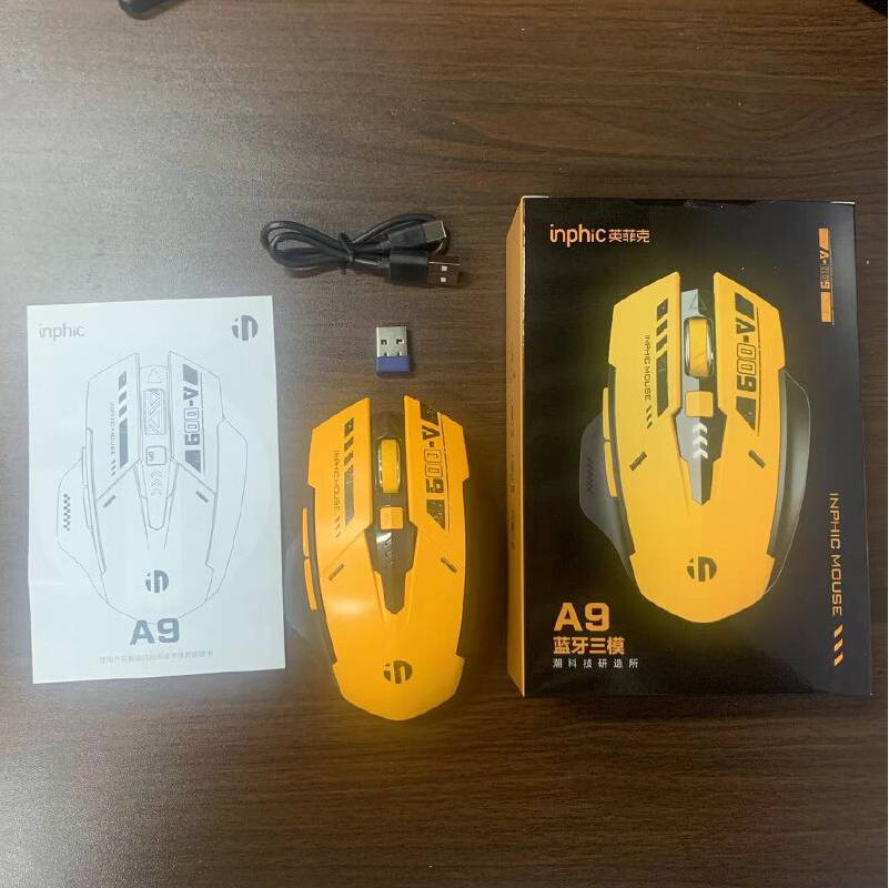 Maxpower Mouse Wireless Bluetooth Inphic A9 Ricaricabile