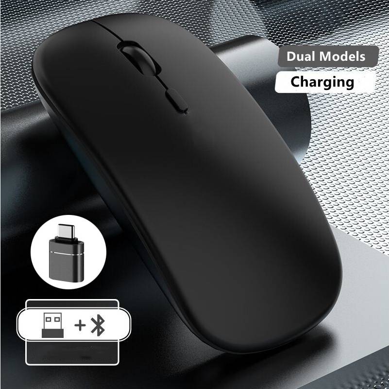 Maxpower Mouse Wireless Ricaricabile Dual Mode USB